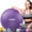 Purple, variant on Anti-Burst Yoga Exercise Ball, 2200lbs Bearing with Pump, for fitness, physical therapy and maternity use