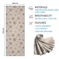 thumbnail image 2 of Beige Sun Moon Star Pattern Hot Yoga Mat Towel Non Slip for Hot Yoga - Quick-Drying Yoga Mat Cover with 4 Corner Pockets with Travel Bag - Hot Yoga Towel Non Slip Grip Moisture Wicking Sweat 70"x26", 2 of 6