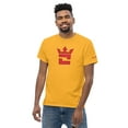 thumbnail image 4 of CROWN DOUBLE RED Men's classic tee (Gold, 2XL), 4 of 6