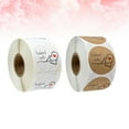 thumbnail image 4 of 2 Rolls BAKED WITH LOVE Cookie Bags Labels Round Adhesive Baking Packaging Envelope Gift Box DIY Craft Decoration Sticker, 4 of 8