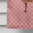 thumbnail image 4 of Carolines Treasures BB7930CHF Drapeau Maison en Toile à Carreaux Roses Faisan Commun, 4 of 4