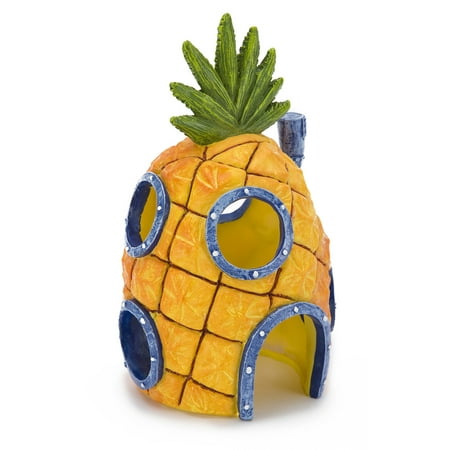 Penn-Plax SpongeBob SquarePants Aquarium Ornament – SpongeBob’s Pineapple House – Large