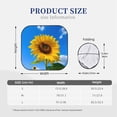 thumbnail image 3 of Haiem Blue Sky Sunflower Car Windshield Sun Shade (2 Pieces) Foldable Windshield Sun Shade Car Accessories for Truck SUV Pickup-Medium, 3 of 7