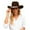 Brown, variant on British Style Cowboy Hat Elegant Wide Brim Western Rancher with Classic Embellishment for Fashion Outdoors Cowboy Hats for Women Pink