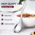 thumbnail image 5 of Paquete de 8 cucharas para sopa, cucharas para sopa de acero inoxidable, gruesas y resistentes, 5 of 5