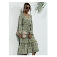 thumbnail image 2 of Women's Ruffle Countryside Style Long Sleeve Dress, 2 of 4