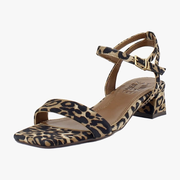 Naturalizer Hana Women's Heels Dark Brown Leopard Suede Size 7 W