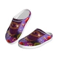 thumbnail image 2 of Wukai Fruit Parfait Colorful Print Women's Indoor Bedroom Slipper Slip On Shoes, Unisex House Shoes with Anti-Skid Sole for Men, Gift for Women Men-35/36, 2 of 7
