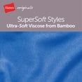 thumbnail image 5 of Hanes Women's Originals Supersoft Crop Top & Boxer Shorts Set, Comfywear Loungewear Set, 5 of 5
