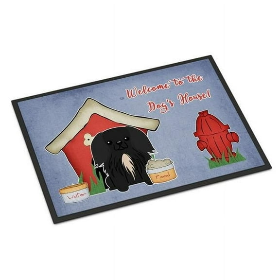 Carolines Treasures BB2861JMAT Dog House Collection Pekingnese Black Indoor or Outdoor Mat, 24 x 0.25 x 36 in.