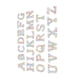 thumbnail image 5 of 26 Uds. Parche autoadhesivo con letras, pegatina colorida con diamantes de imitación y perlas, pegatina de letras en inglés, decoración de fiesta para ropa DIY, 5 of 8