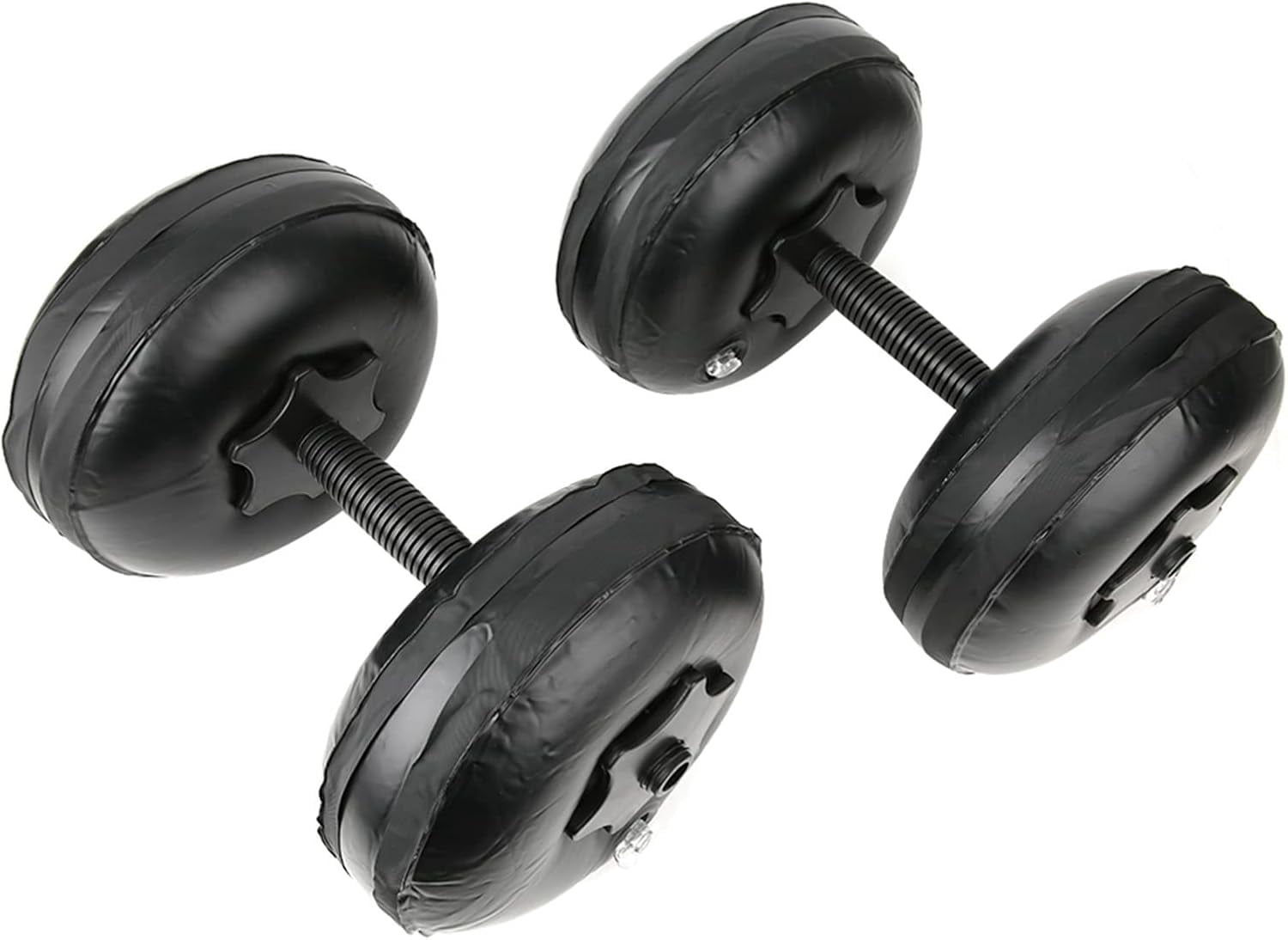 Adjustable Water-Filled Dumbbells Set 8-10kg, Portable PVC Travel Fitness Dumbbells for Workout, Yoga, Body Toning and Home Gym