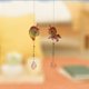 thumbnail image 5 of Paquete de 2 diamantes pintura DIY ventana ornamento cristal candelabro viento carillón colgante para el jardín del hogar, 5 of 5
