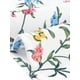 thumbnail image 5 of Blusas de flores de mujer Agnes Orinda en tallas grandes, con peplum de volantes, escote en forma de llave y mangas 3/4, talla 3X, color blanco, 5 of 8