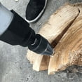 thumbnail image 4 of Wood Splitting Drill Bit ， High Speed Steel Firewood Log Splitter Drill Bit Wood Punch Cone Driver Drill Bit Woodworking Tool with Connecting Rod for Electric Drill Power Tool”, 4 of 8