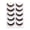Brown, variant on Happydeer 5Pairs Colorful Long Thick Fake Eye Lash Makeup Stage Party Eyelash Extension