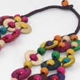 thumbnail image 4 of 2X Collar Bohemio de Cuentas de Madera de Concha de para Mujeres Y Niñas, Hecha Una Mano, Collar Con Cuentas, Regalos para El Día de La Madre, 4 of 6