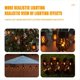 thumbnail image 3 of 4 Piezas LED Linterna Colgante con Efecto de Llama para Exteriores Lámpara de Decoración de Jardín Impermeable Luz de Hadas Solar para Patio Jardín Patio, 3 of 5