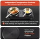 thumbnail image 4 of Elite Gourmet EDB-302BF# - Quemador de hierro fundido doble, placa caliente eléctrica de 1500 vatios, controles de temperatura, luces indicadoras de alimentación, fácil de limpiar, color negro, 4 of 5