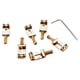 thumbnail image 2 of Soidarity 6 piezas de silla de montar de puente de guitarra eléctrica piezas de repuesto accesorio Accesorios para instrumentos musicales, 2 of 6