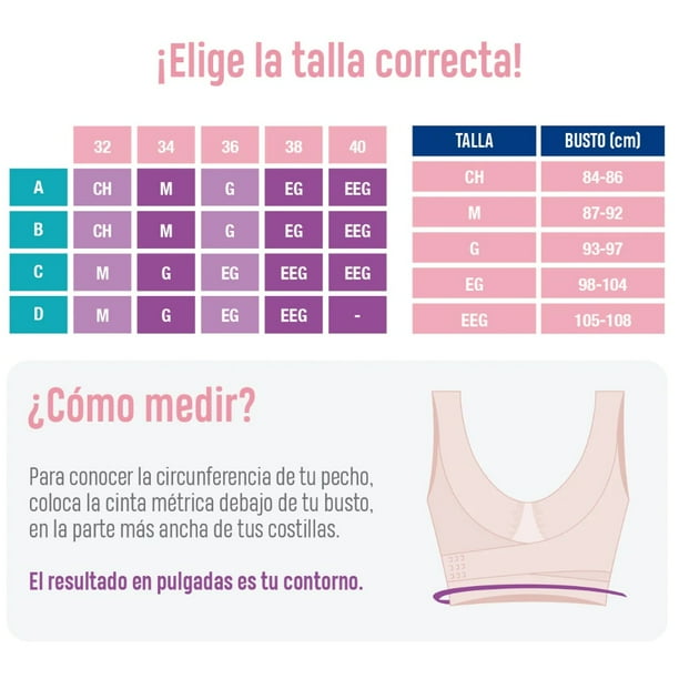 Tabla Diferencia En Tallas De Brasier Tabla Equivalencias Calcular