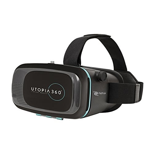 Auriculares Utopia 360° VR | Auriculares de realidad virtual 3D para juegos de realidad virtual, películas en 3D y aplicaciones de realidad virtual: compatibles con teléfonos inteligentes iPhone y And