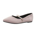 thumbnail image 3 of Womens Flats Comfortable Slip On Flats Work Shoes Pointed Toe Prom Dressy Shoes for Wedding Party, 3 of 9