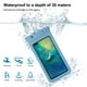 thumbnail image 3 of Advancent Funda impermeable para teléfono, buceo, natación, 7,2 pulgadas, bolsa seca subacuática, sellado, funda reutilizable para documentos Deportes acuáticos Blanco, 3 of 6