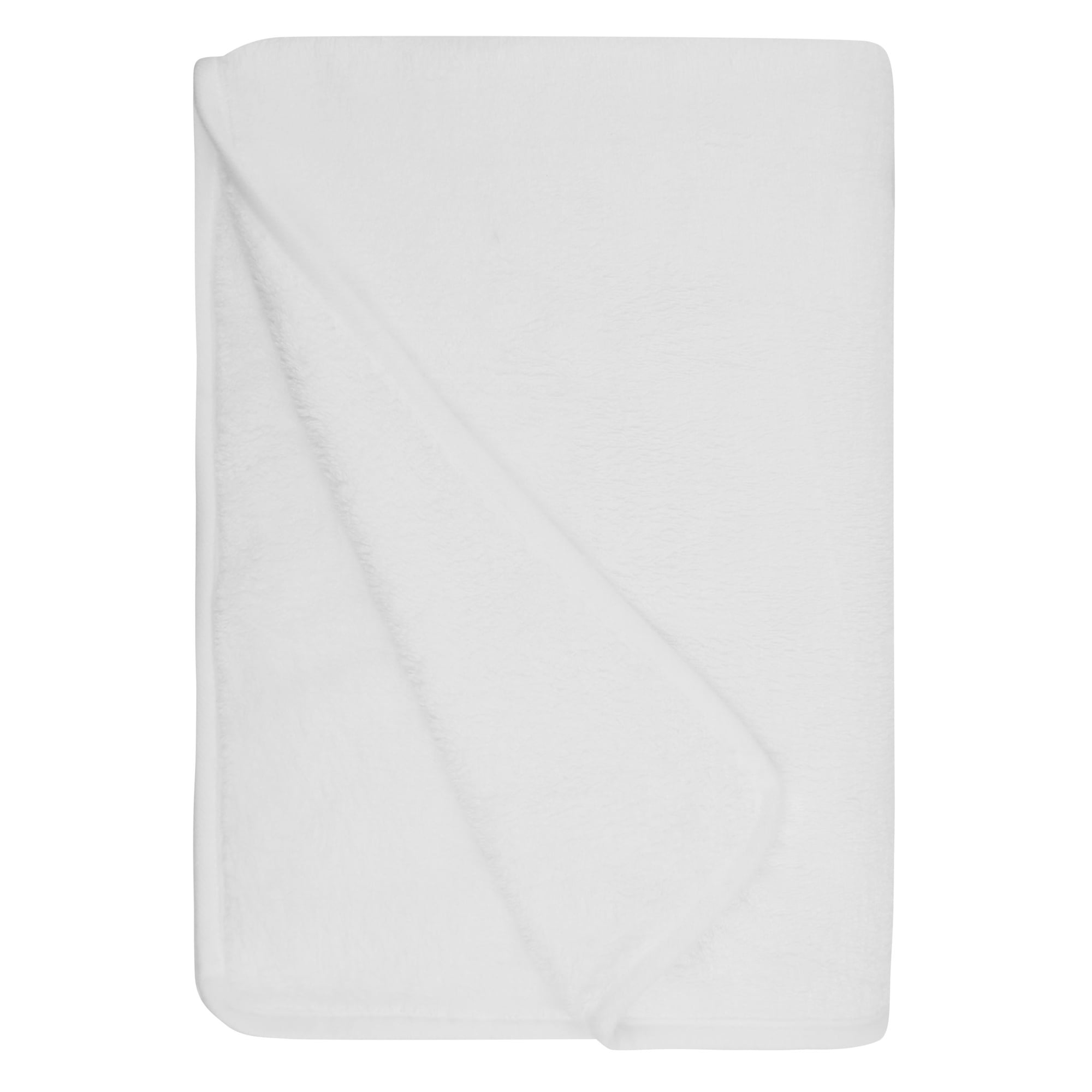 Farberware FBT-001-BW-2 Bright White Coral Fleece-Bath Towel - 2PC