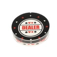 thumbnail image 2 of de botón de distribuidor de acrílico para suministros de juegos de de casino de de cumpleaños de 3 pulgadas para del perfke Fichas de póquer del crupier, 2 of 8