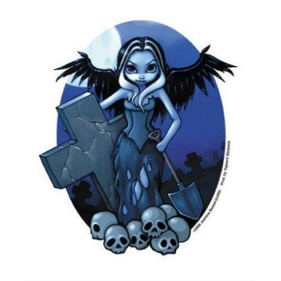 Gothic Gravedigger Fairy by Jasmine Becket-Griffith - Sticker / Decal