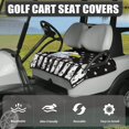 thumbnail image 3 of Whosucclay 4 Pockets Towel Seat Cover for All-Season Use Winter, Breathable Durable Golfcart Cushion Cover, Patriotic Eagle Print, 3 of 7