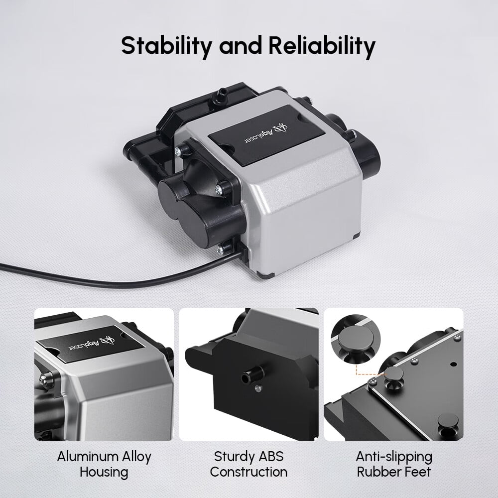 AlgoLa/ser Air Puump for La/ser Cutter and Engraver, Adjustable 30L/Min Air Compressor Air Assist, Remove Smoke and Dust, Protect la/ser Lens