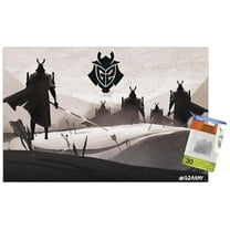 G2 Esports - Samurai Wall Poster with Push Pins, 14.725" x 22.375"