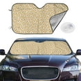 thumbnail image 3 of Lsque Daisies Flowers Car Windshield Sun Shade | Accordion Folding Style Auto Shade for Car Truck SUV Van | Blocks UV Rays Sun Visor Protector | Medium, 3 of 7