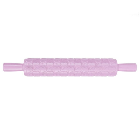 

Fondant Cake Rolling Pin Embossing Roller Bakery Cookies Pastry Decorating ToolsHeart‑Shape