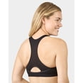 thumbnail image 4 of Fruit of The Loom Womens 3-Pack Front Close Builtup Sports Bra, 4 of 4