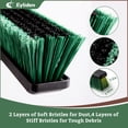 thumbnail image 3 of Eyliden 24" Heavy Duty Push Broom for Outdoors, Industrial, Green Steel Handle, 3 of 7