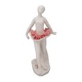 thumbnail image 1 of Estatuilla de bailarina para niña, figura de bailarina de Ballet, estatua artística, escultura, decoración del hogar, escritorio, estantería, adorno, 1 of 10