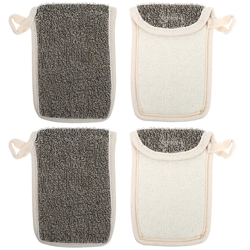 4Pcs Soap Bag Exfoliating Soap Savers Pouch Exfoliating Soap Bag Soap