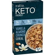 Ratio Vanilla Almond Crunch Cereal, 10g Protein, Keto Friendly, 10.4 OZ