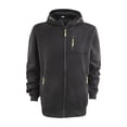 thumbnail image 6 of Douhoow Men Hooded Jacket Solid Color Long Sleeve Zipper Sweatshirt Autumn Outwear, 6 of 9
