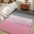 thumbnail image 4 of 3'x5' Area Rugs, Pink Gray Ombre Indoor Outdoor Area Rug for Living Room Bedroom, Vintage Country Wooden Washable Bathroom Rugs Kitchen Floor Carpet Mats Home Decor Aesthetic, 4 of 8