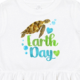 thumbnail image 4 of Inktastic Earth Day Sea Turtle and Hearts Girls Toddler Dress, 4 of 5