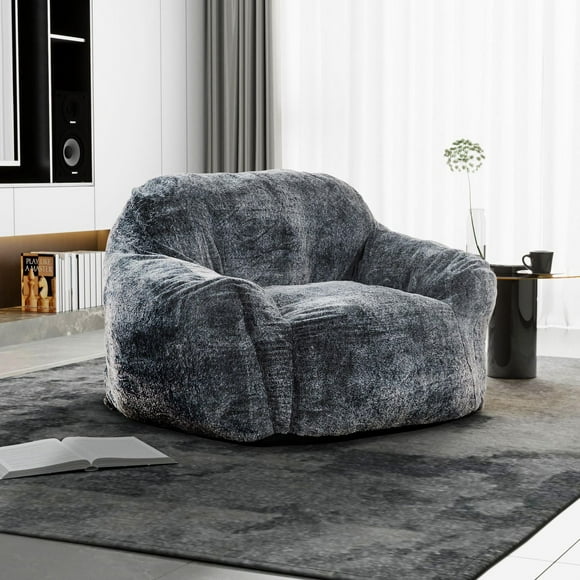 Sealy® Tore Faux Fur Foam Bean Bag Chair