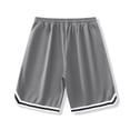 thumbnail image 5 of Yungyresw Baggy Basketball Shorts For Men Elastic Waist Quick Dry Lightweight Mesh Athletic Shorts Workout Running Casual Shorts Dark Gray M, 5 of 5