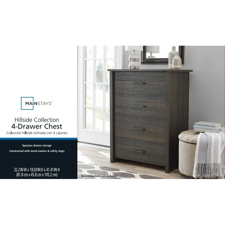 Mainstay dresser 2024 4 drawer