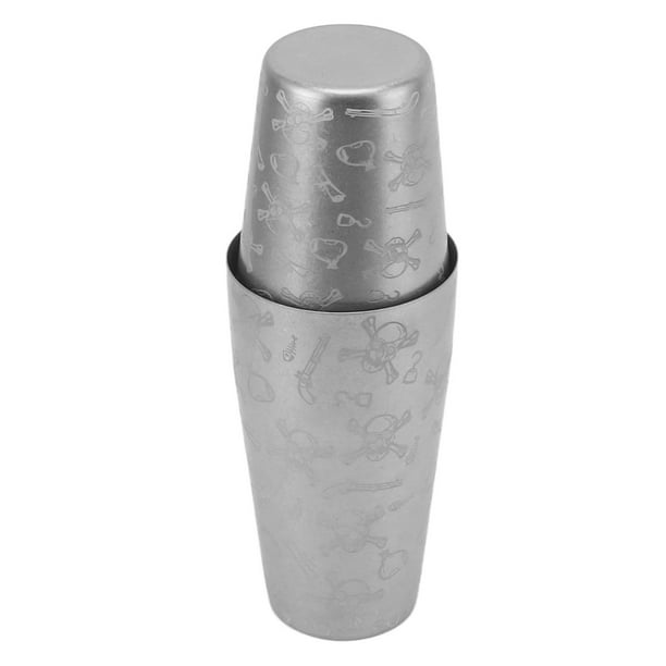 Cocktail Shaker, Stainless Steel Boston Drink Shaker For Beginners And