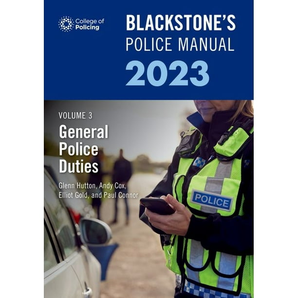 Blackstone's Police Manuals Blackstone's Police Manual Volume 3