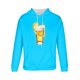 thumbnail image 4 of Sudadera con capucha para hombre, estilo casual, con cuello redondo, estampado, manga larga, blusa de poliéster, 4 of 5